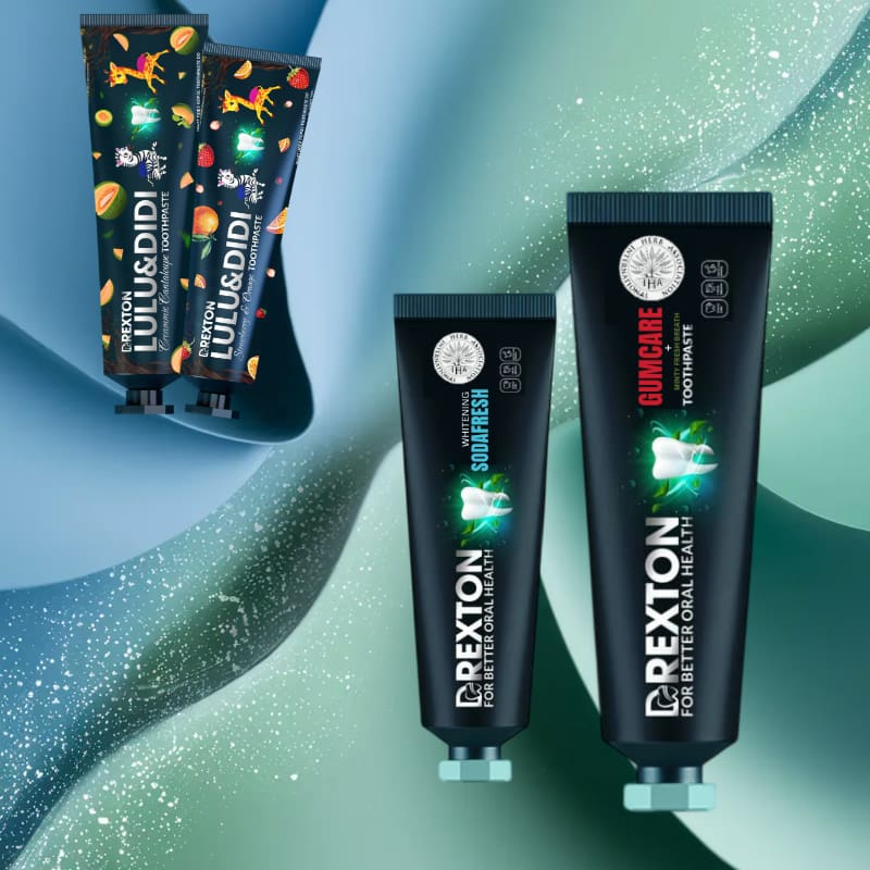 Drexton toothpastes ranges